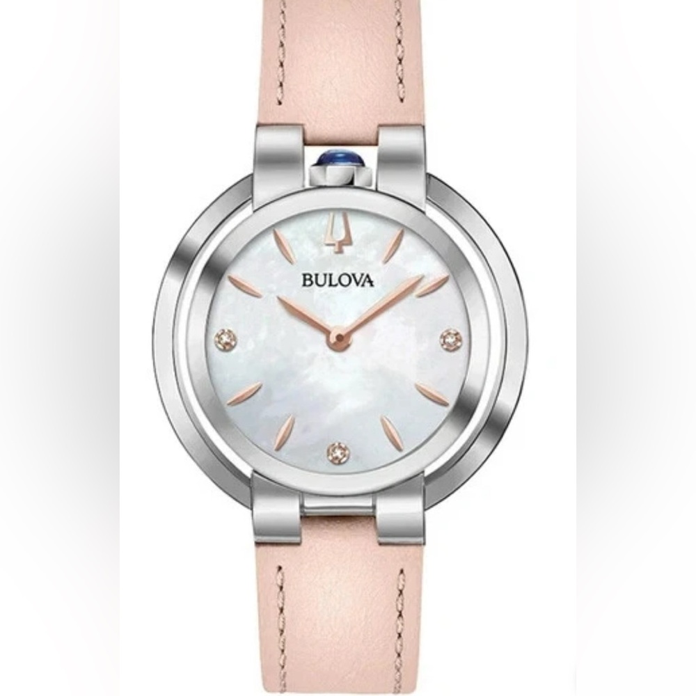 BULOVA Women's Rubaiyat Diamond Quartz Analog Watch 35mm Watch